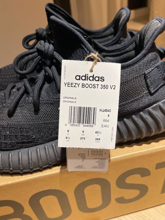 adidas Yeezy boost 350 v2 onyx 43 white zebra bone carbon black belug