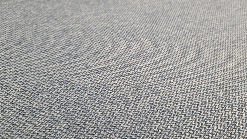 Sofá de canto azul 3/4 lugares