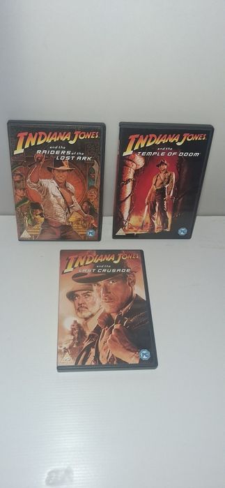 Conjunto 3 FIilmes DVD'S Indiana Jones
