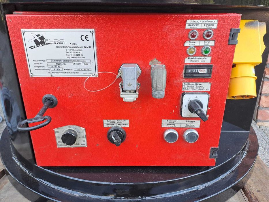 X-Floc Zellofant M95 4,2kW - maszyna do zadmuchu wdmuchiwania izolacji