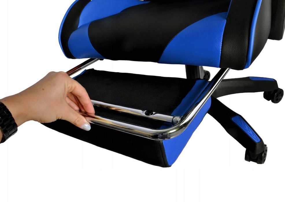 Fotel Gamingowy Profesjonalny z PODNÓŻKIEM!