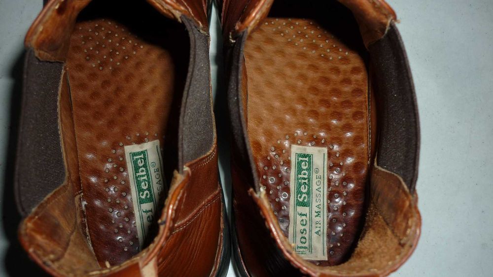 Josef Seibel- skórzane sztyblety  r; 42