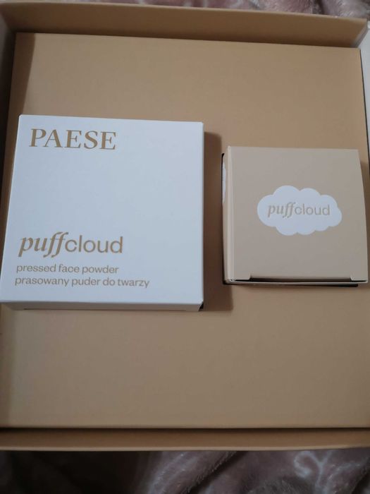 Prase puder do twarzy i puder pod Oczy