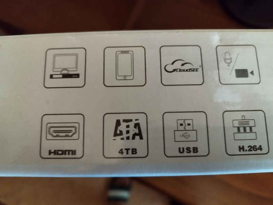 Sistema CCTV novo 5 câmeras