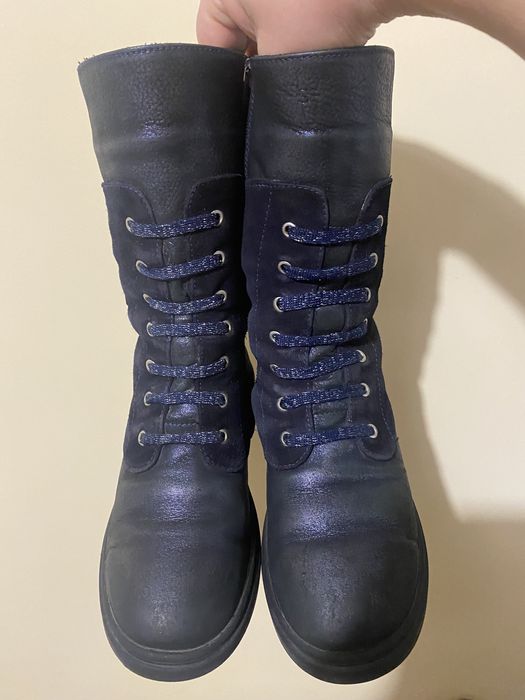 Шкіряні  зимові чобітки бренду Tiflani Brend ціну знижено