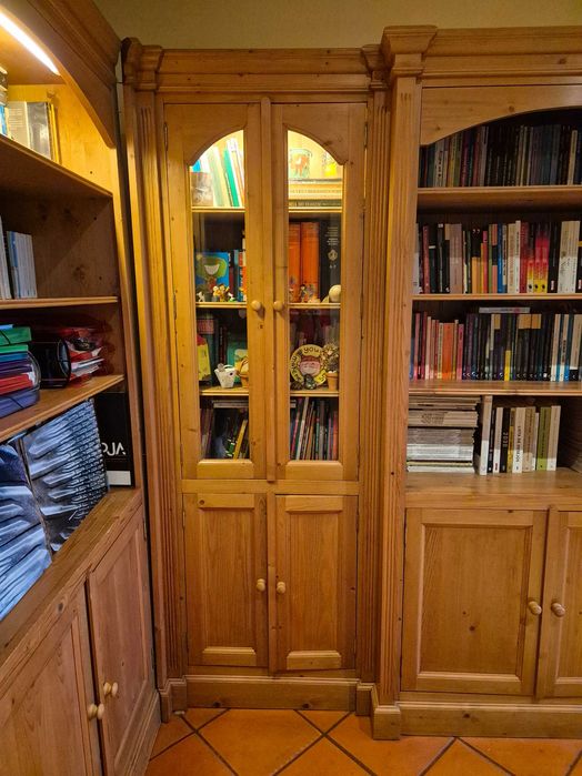 Biblioteca modular Companhia Inglesa em madeira – 5 módulos