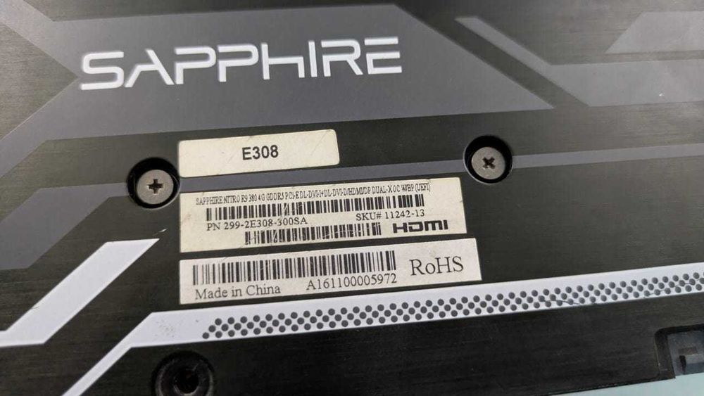 Placa gráfica AMD Shapphire Nitro R9 380 4gb