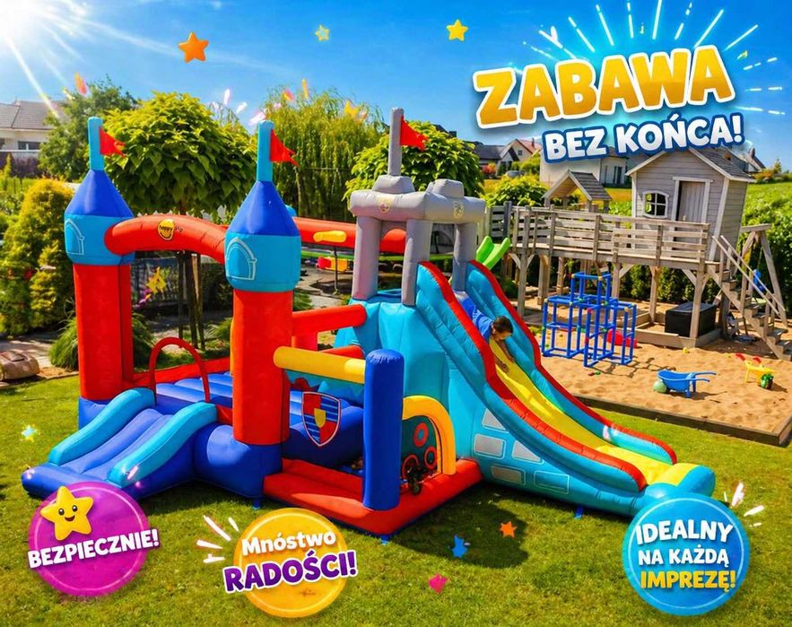 Wynajem dmuchańców, zamków, zjeżdżalni dmuchanych.