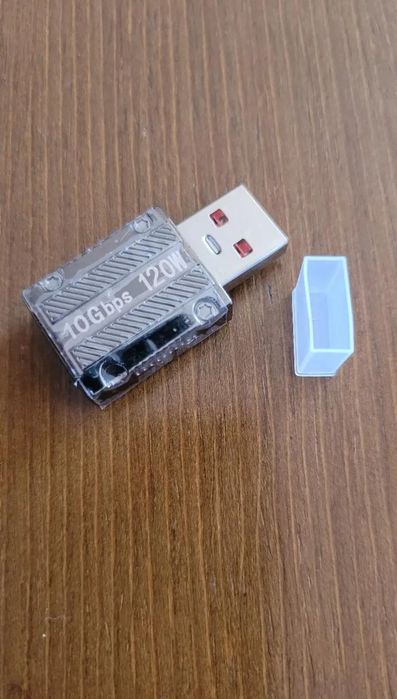 Adaptador USB-A para USB-C HIGH SPEED 10Gbps - 120W