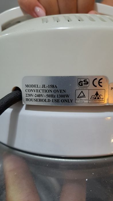 Forno elétrico, para cozedura a ar