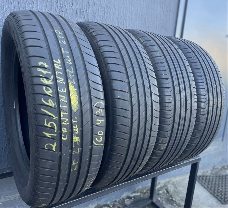 Б/у Шини 215/60 r17 літні Continental, Bridgestone