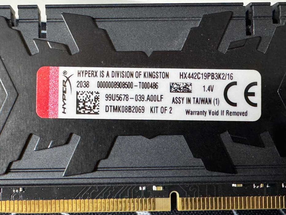 Оперативна памʼять HyperX Predator DDR4 16GB (2×8GB) 4266MHz | RAM