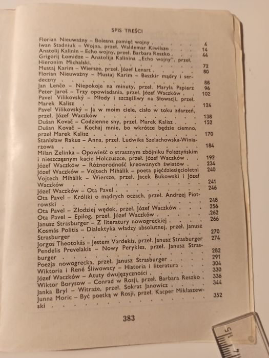 "Literatura na świecie" nr 5/61