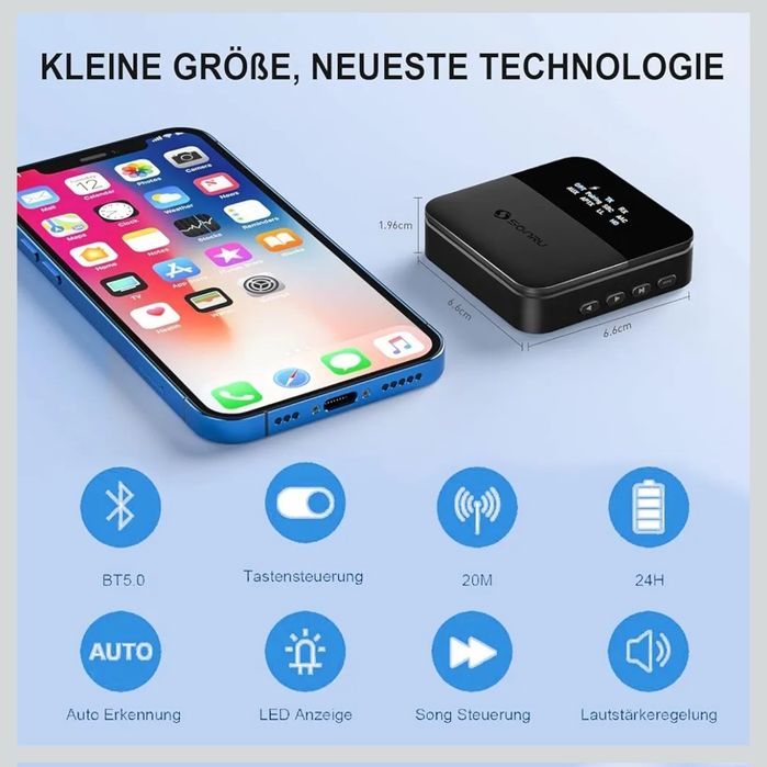 SONRU Nadajnik Bluetooth do TV HiFi