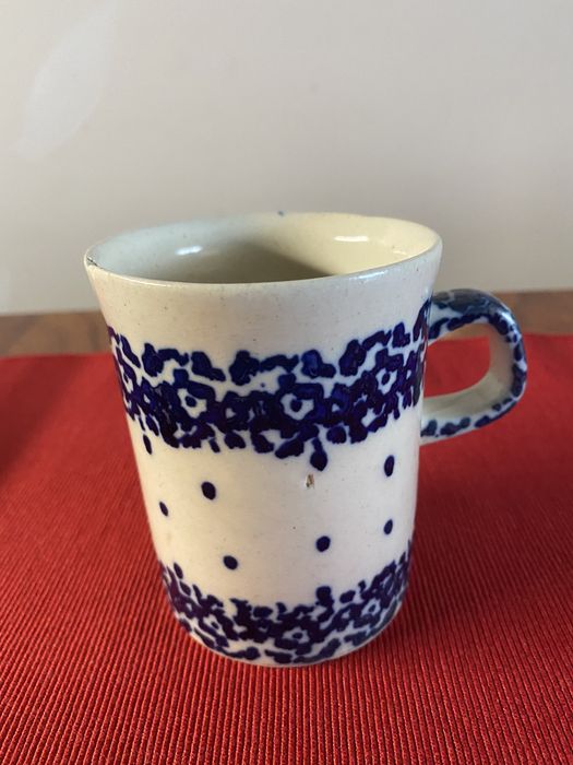 Stara porcelana_ kultowy_ sygnowany kubek