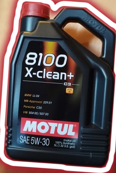 Olej Motul 8100 X-Clean+ 5W30 5L
