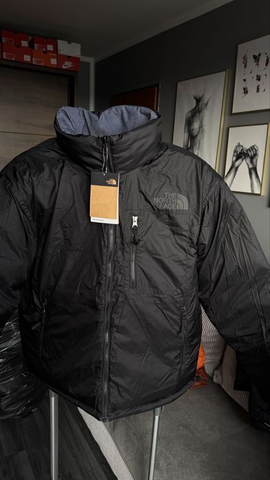 The North Face 92 reversible nuptse denim blue/black rozmiar M