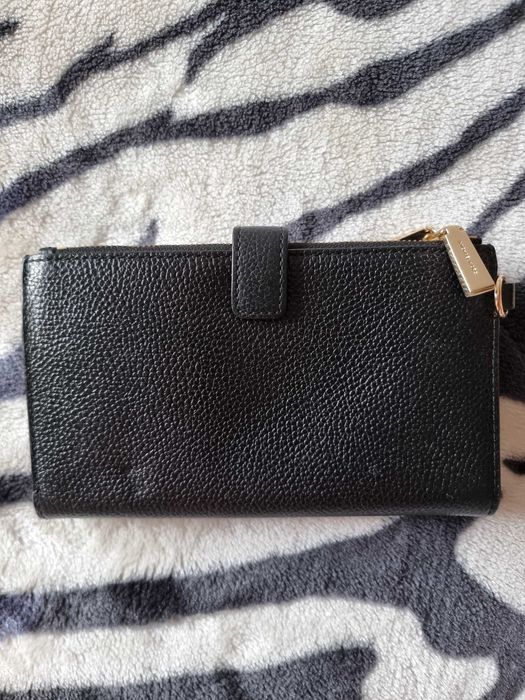 Carteira Preta em Couro da Michael Kors