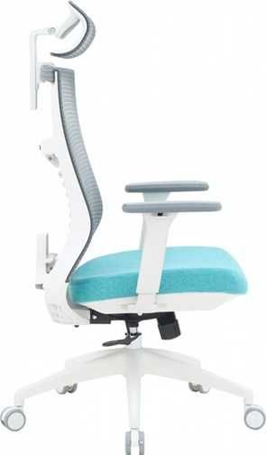 Офісне крісло OfficePro Balance White/Dark Gray/Blue