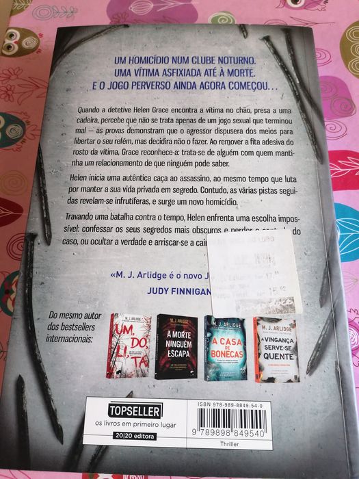 Livros de suspense de M. J. Arlidge