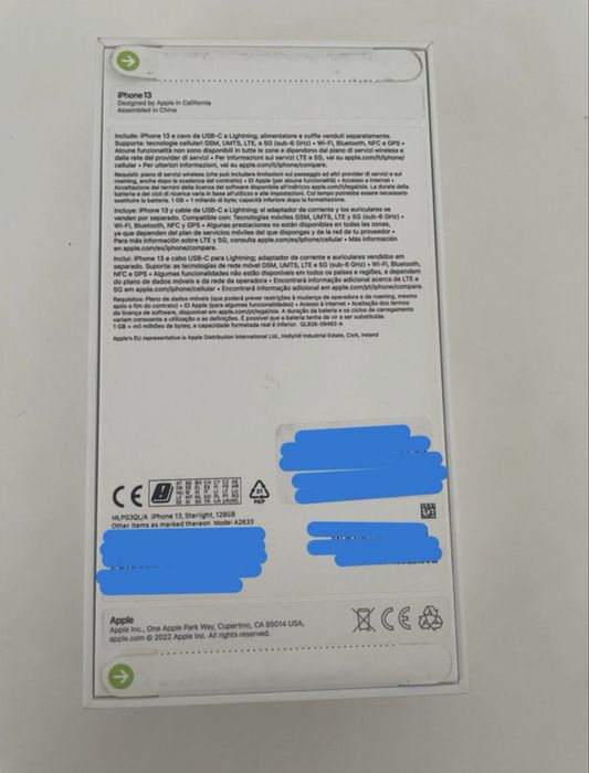 Iphone 13 128G novo