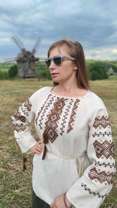 Вишиванка плаття ручна робота льон