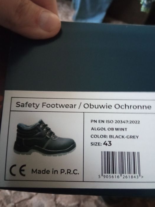 Obuwie ochronne buty robocze 43