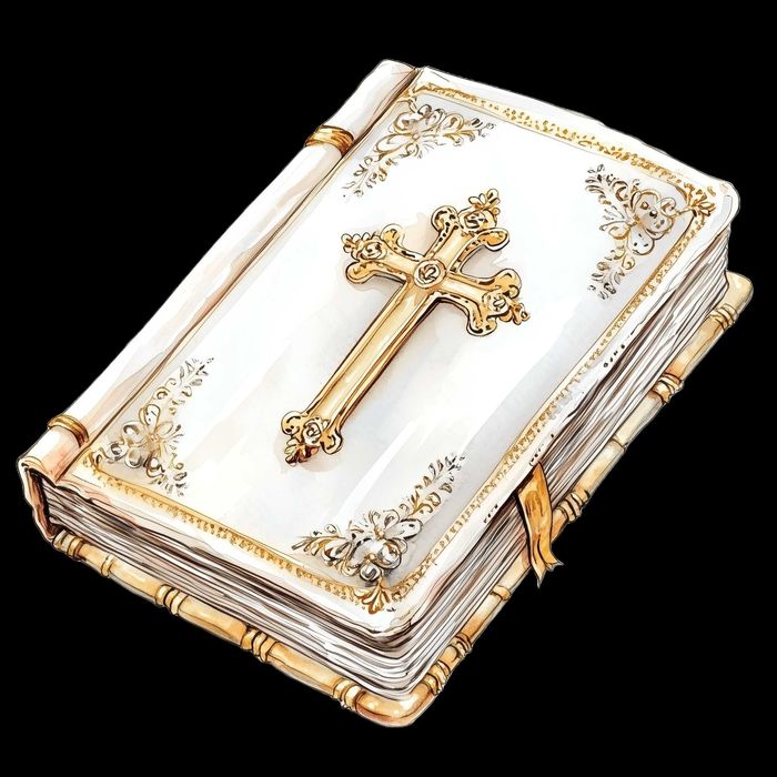 Biblia Pierwsza Komunia Święta dekoracje sali ścianka balonowa figurka