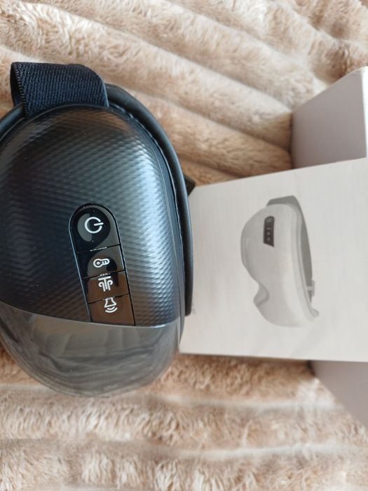 Смарт-масажер для очей з підігрівом, Bluetooth та вібрацією. Новий.