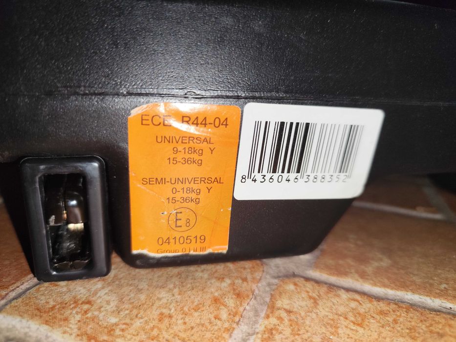 Cadeira Auto MS Grupo 0+/1/2/3 (0–36 kg) – 55 €