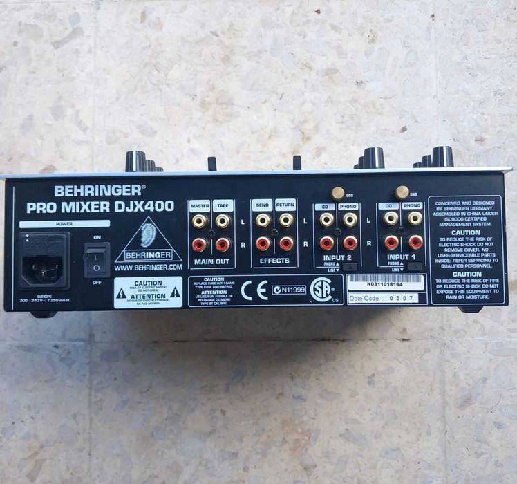 Behringer PRO DJX400 DJ Mixer - 2 Channel Mixing Console64586349357826122