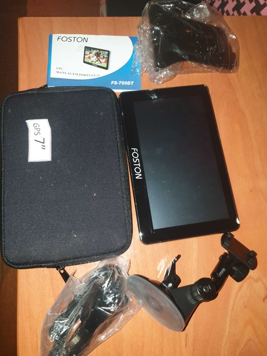 GPS MARCA FOSTON 7 POLEGADAS,NOVO