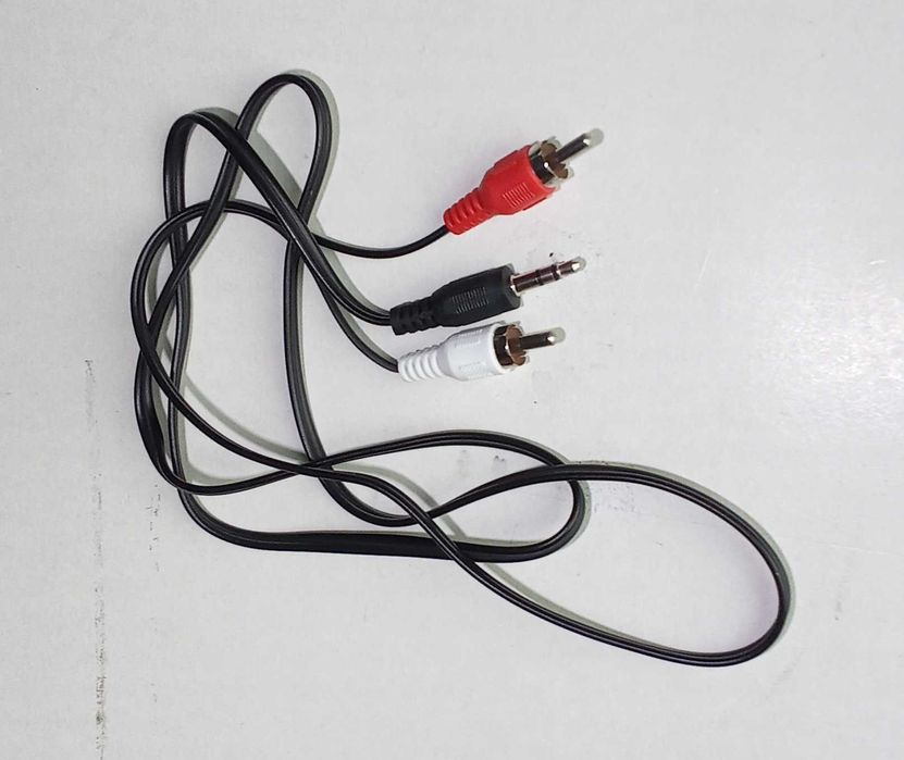 Kabel Przewód Audio Głośnikowy Aux 3,5 mm do 2RCA
