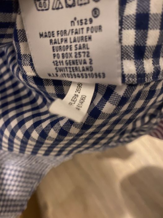 elegancka Koszula Ralph Lauren M custom fit jak nowa