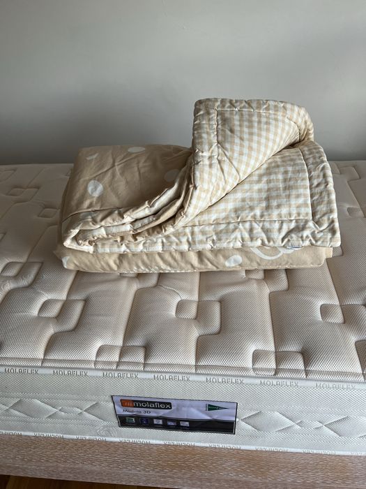 Conjunto Cama Dada+estrado+colchão+ edredão