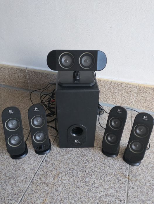 Colunas da Logitech 5.1