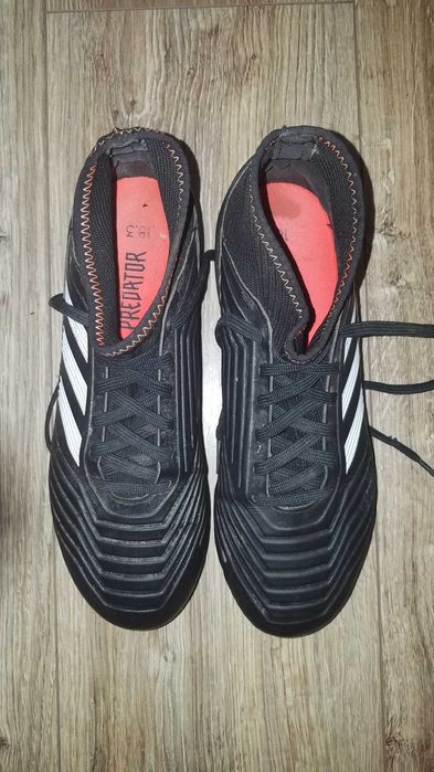 Buty ADIDAS PREDATOR 18.3 SG 38/39 24cm korki wkręty skarpeta stan BDB