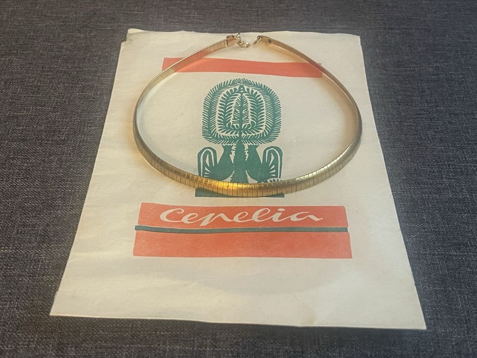 Naszyjnik pozłacany cepelia