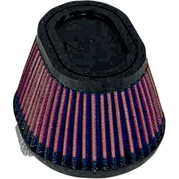 filtro de ar desportivo k&amp;n universal oval gravado ru-2780