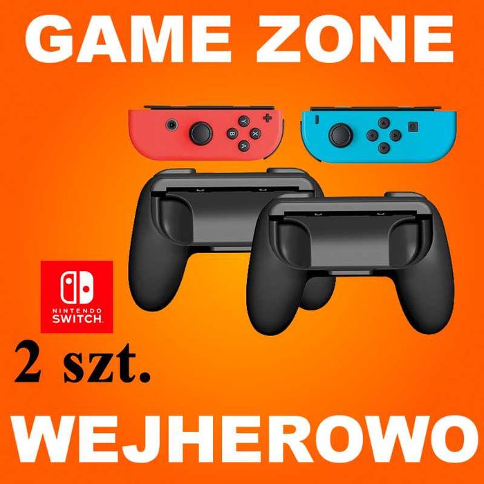 Grip = uchwyt do Joy Con Nintendo Switch + Oled = 2 sztuki