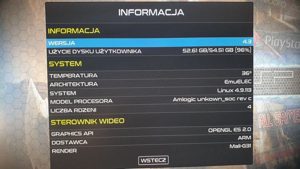 Game box G11 PRO 256 GB Amlogic S905X 2GB RAM Android Gamebox konsola retro 40 tys. gier PSP Amiga Atari Arcade Comodore