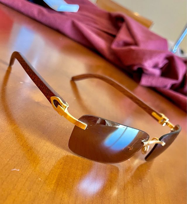Oculos sol cartier signature c decor