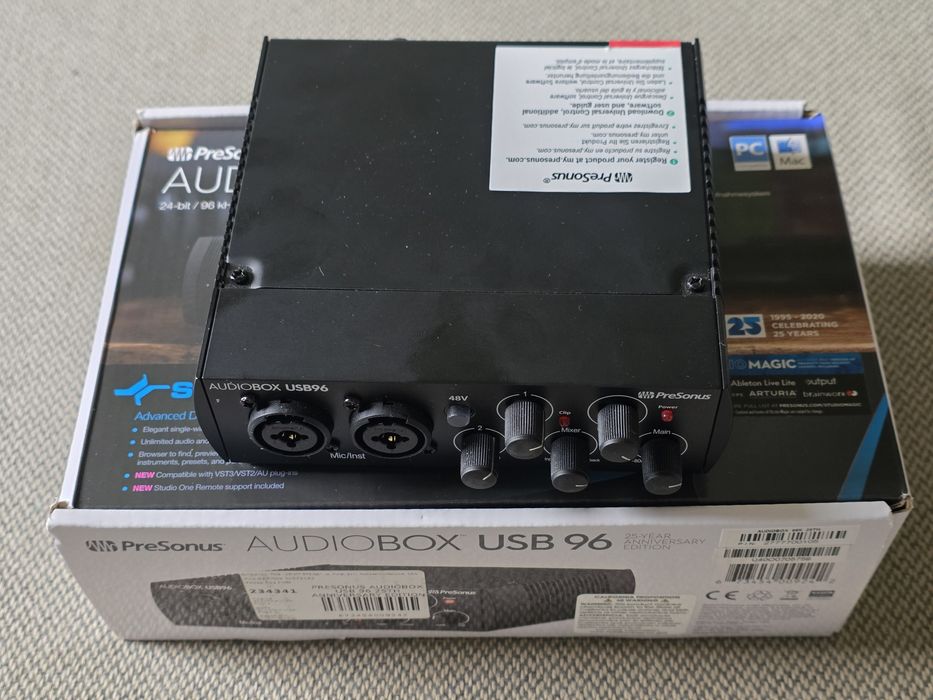 Аудіокарта PreSonus AudioBox USB 96 (Стан нової)