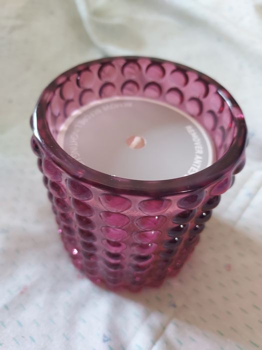 Vela com aroma a baunilha