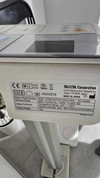 Profesjonalny Analizator Składu Ciała Tanita DC 430MA