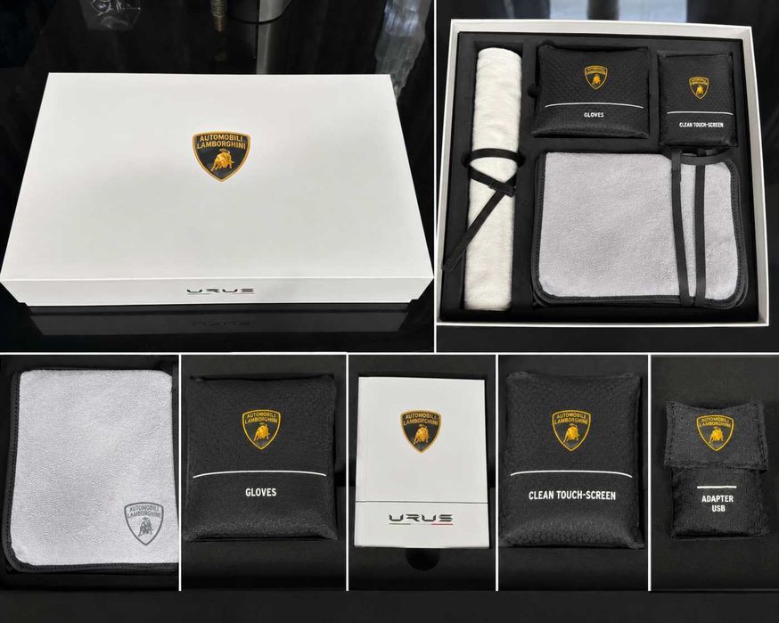 Kit de Limpeza e Cuidados Automotivos Genuíno Lamborghini Urus – Novo