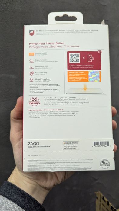 Топ Захисне скло плівка ZAGG Samsung Galaxy S22+ (Plus)