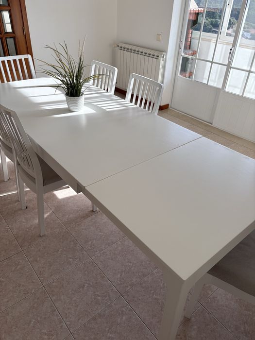 Conjunto de mesa de jantar extensivel