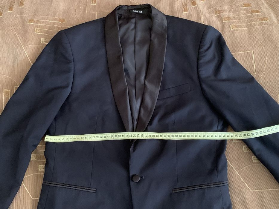 Класичний чоловічий костюм Slim fit (двойка) розмір S 44