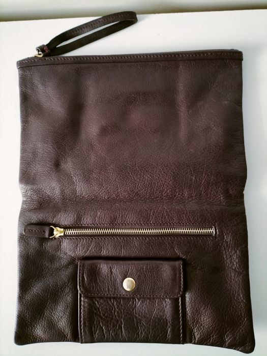 Клатч кожаный Mulberry